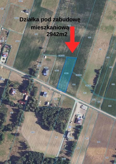 Działka budowlana Wydmusy