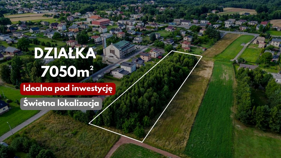 Zalesiona działka Wodzisław Śląski