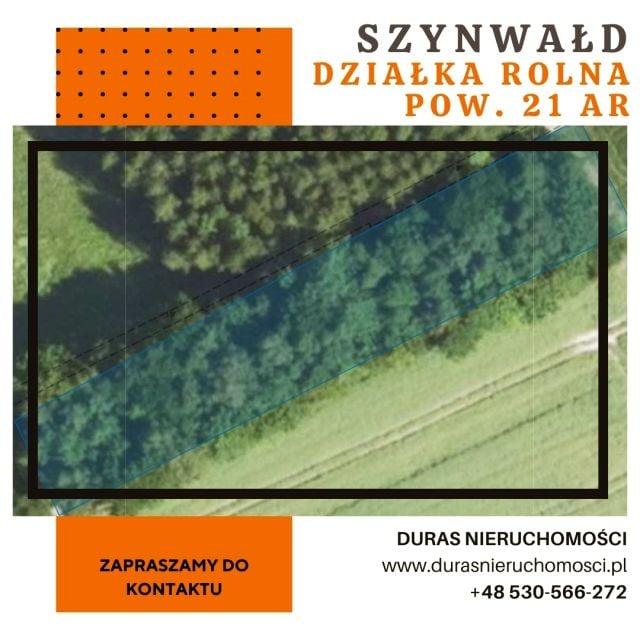 Działka rolna Szynwałd