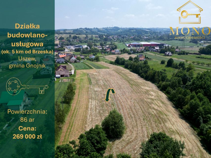 Działka budowlana Uszew