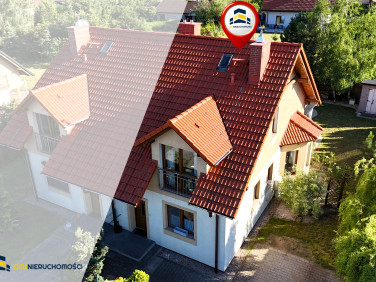Dom z balkonem