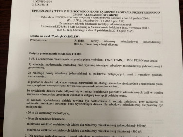 Działka budowlana Karolew sprzedam