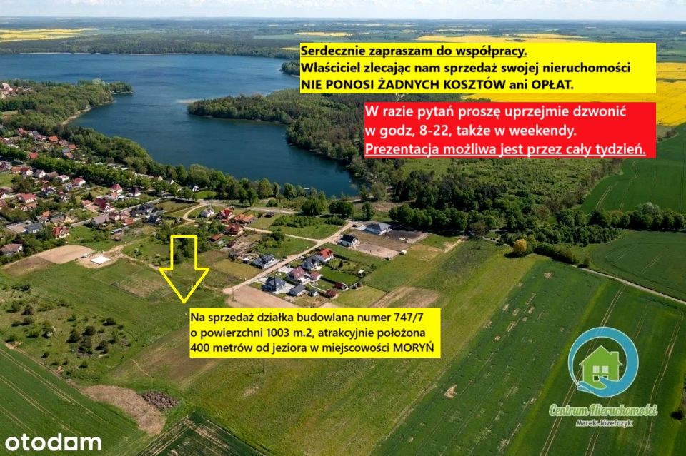 Działka budowlana Moryń