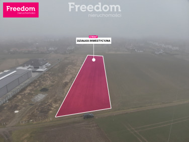 Działka usługowa Kruszyn