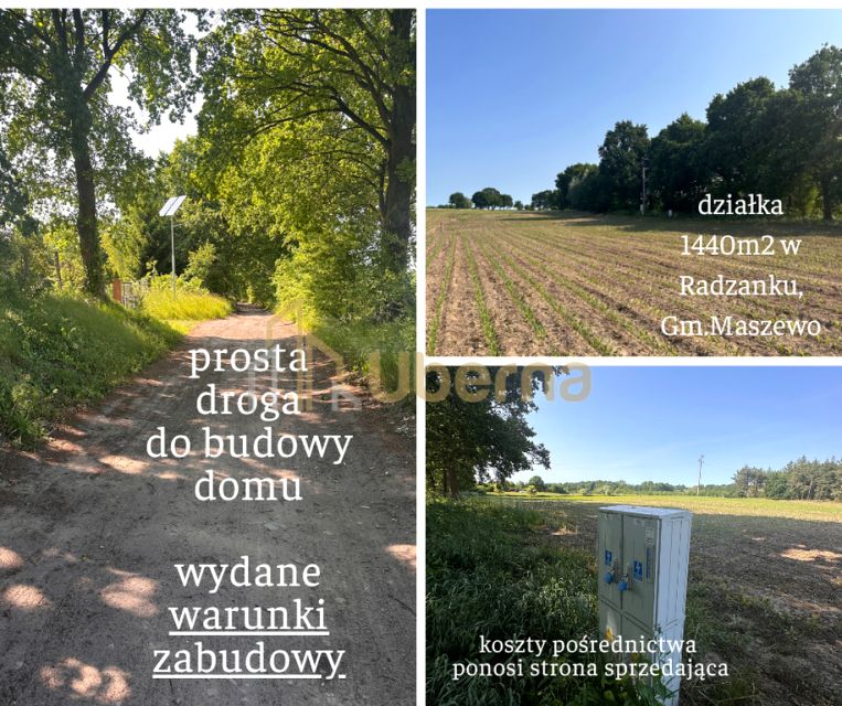 Działka budowlano-rolna Radzanek sprzedam