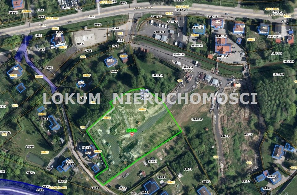 Pusta działka Jastrzębie-Zdrój