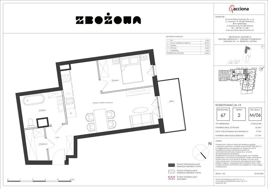 Mieszkanie Cisowa, ul. Zbożowa 63