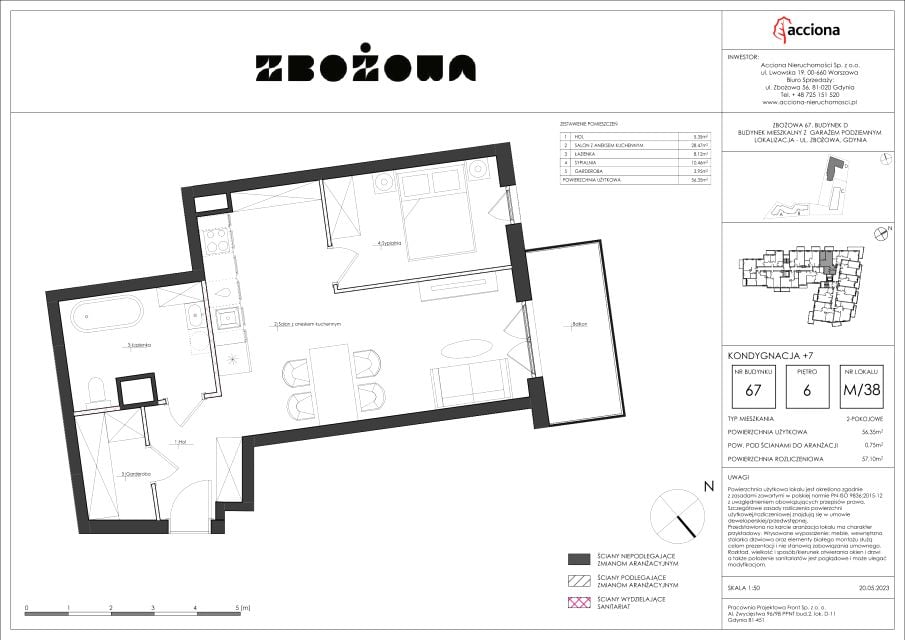 Mieszkanie Cisowa, ul. Zbożowa 63