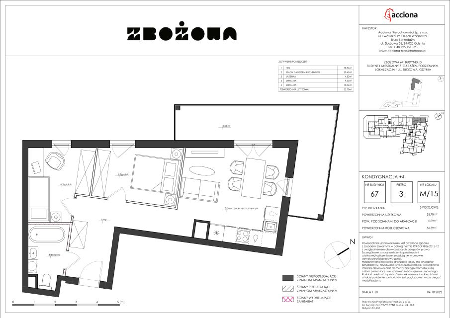 Mieszkanie Cisowa, ul. Zbożowa 63