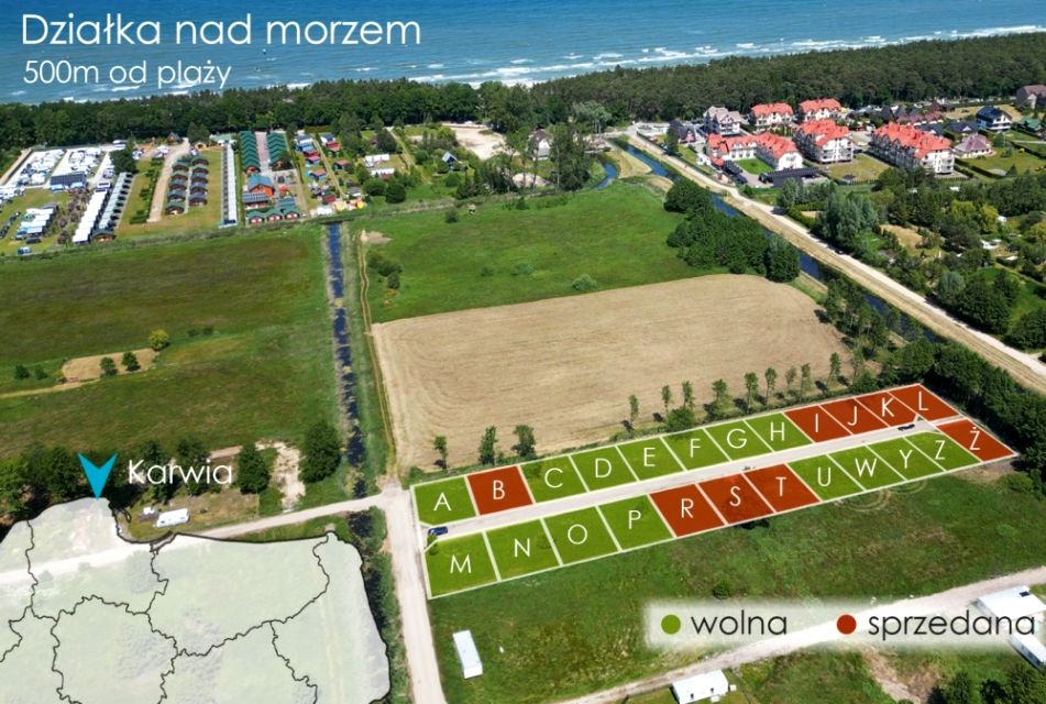 Działka rekreacyjna Karwieńskie Błoto Drugie