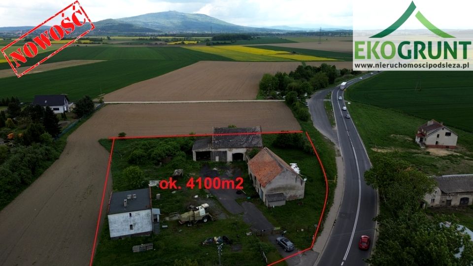 Ogrodzona działka sprzedam