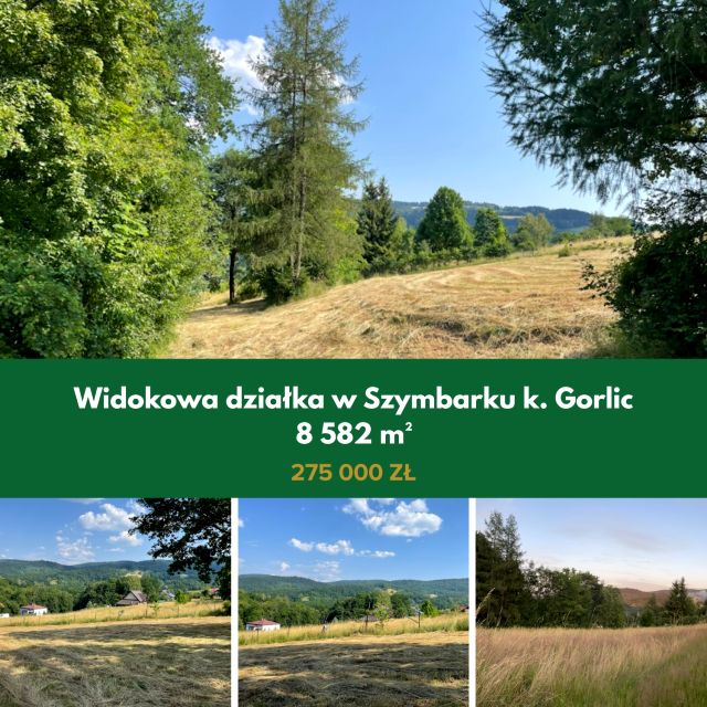 Działka budowlano-rolna Szymbark