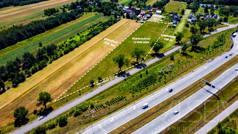 Działka usługowa Ojcowizna
