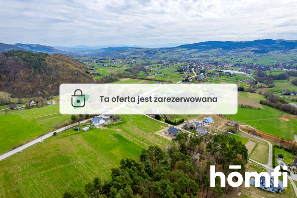Działka budowlano-rolna Męcina