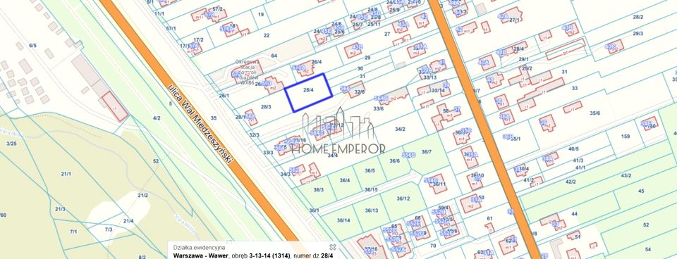 Działka usługowa Warszawa
