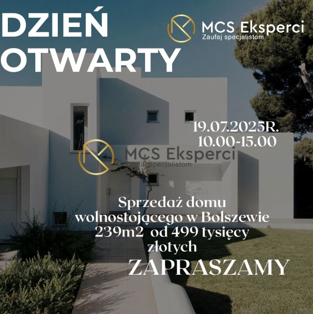 Dom Bolszewo sprzedaż