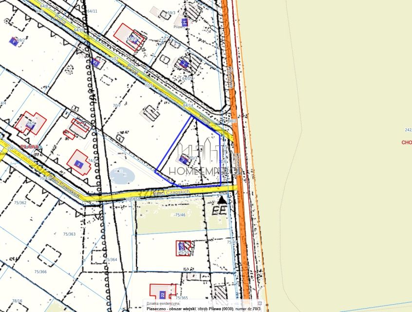 Działka budowlana Pilawa