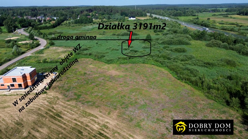 Działka rolna Sochonie