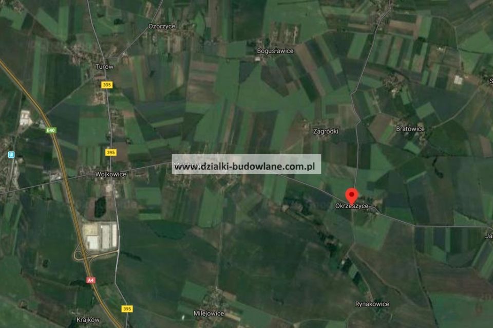 Działka rolna Okrzeszyce