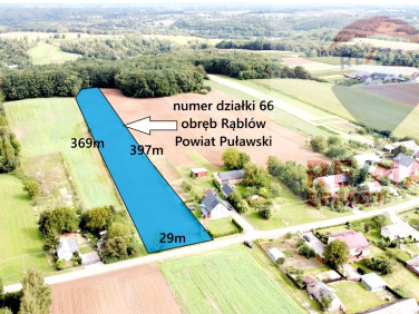 Działka budowlano-rolna Rąblów
