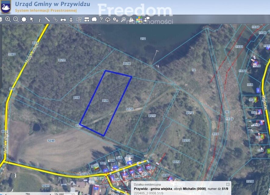 Działka Klonowo Dolne