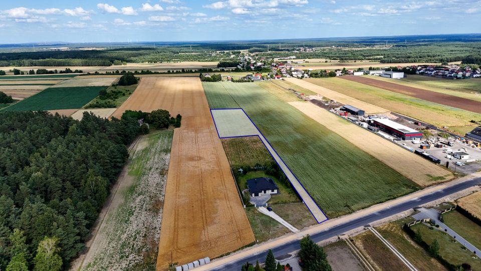 Działka budowlana Popów