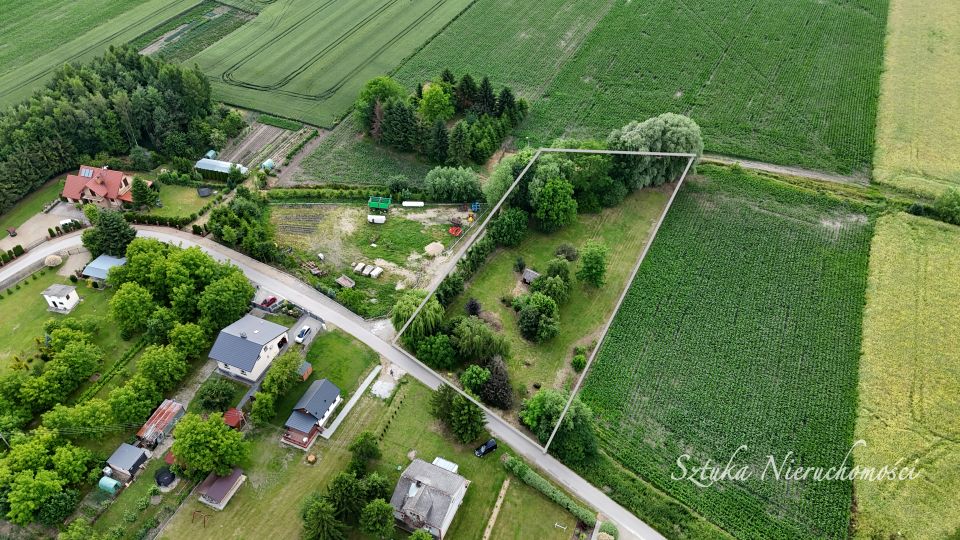 Działka budowlano-rolna Hermanowice