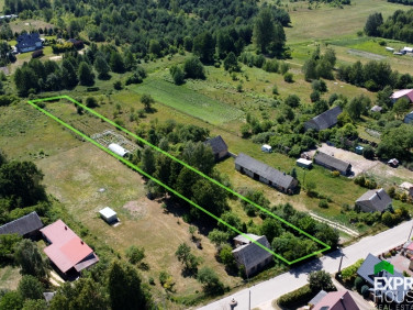 Ogrodzona działka sprzedam