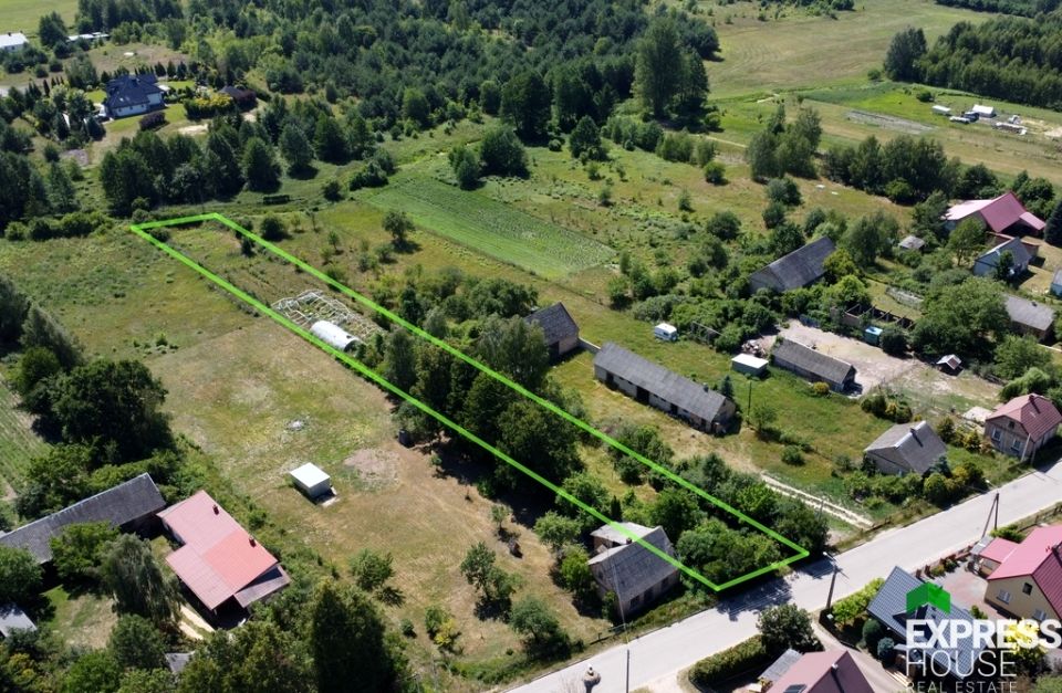 Ogrodzona działka sprzedam