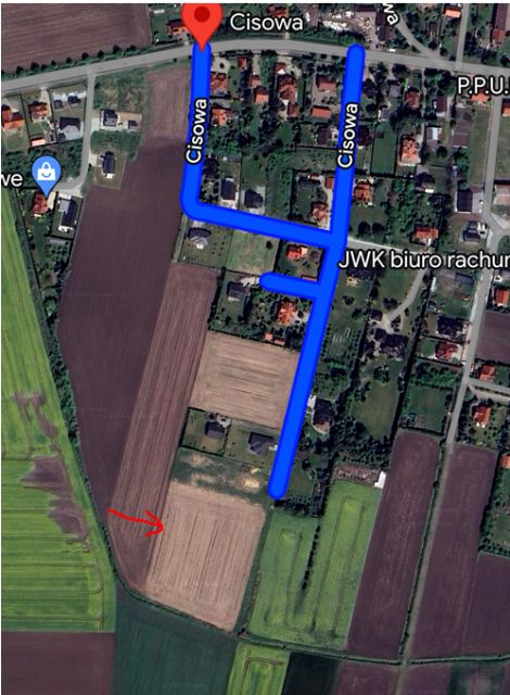 Działka siedliskowa Mnichowice