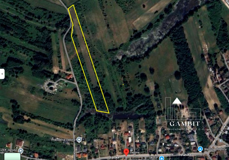 Działka budowlano-rolna Dębina