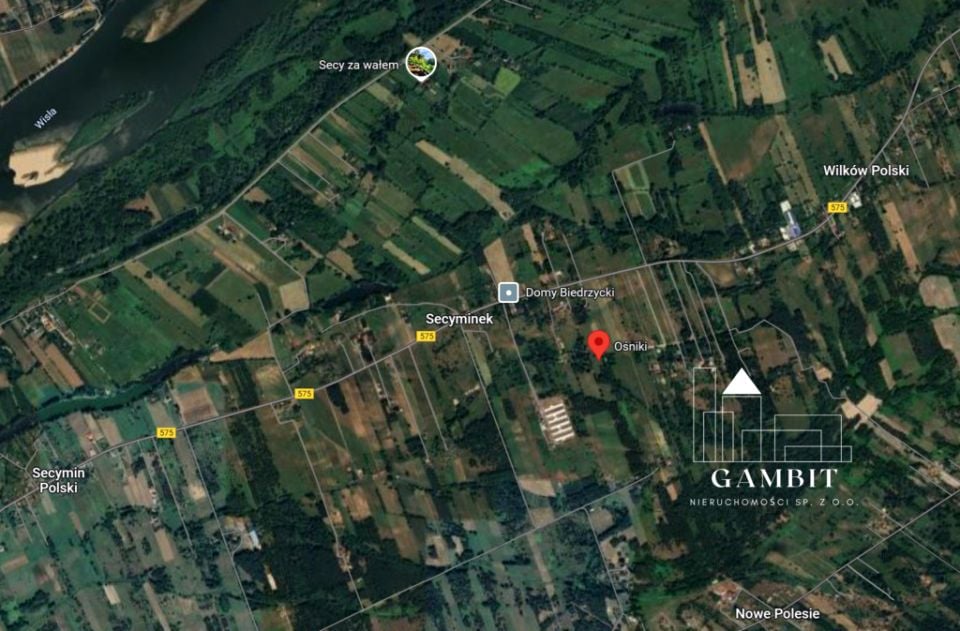 Działka budowlana Ośniki