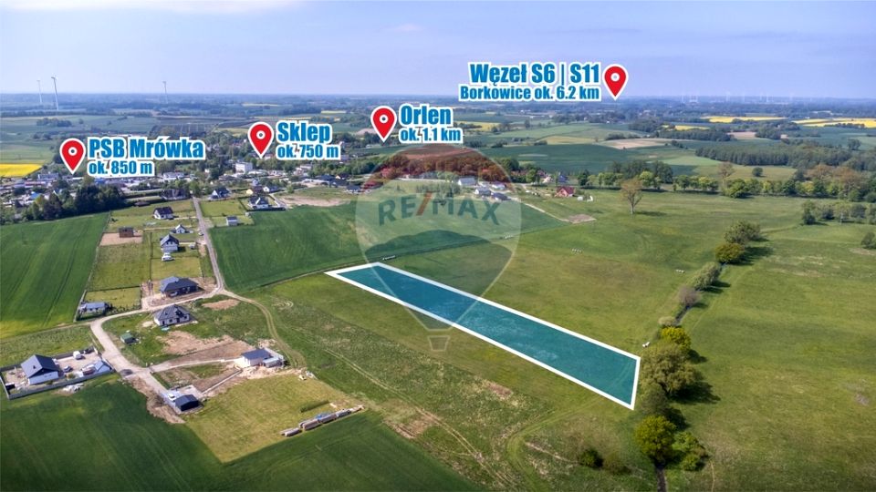 Działka rolna Będzino sprzedam