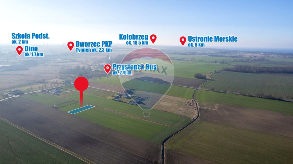 Działka budowlano-rolna Śmiechów