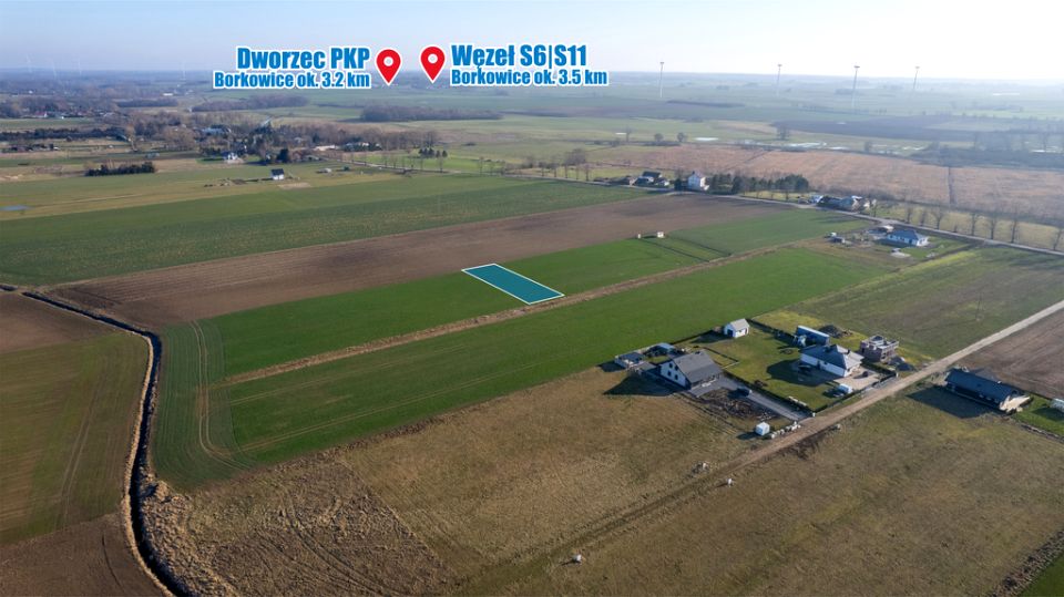 Działka budowlano-rolna Śmiechów