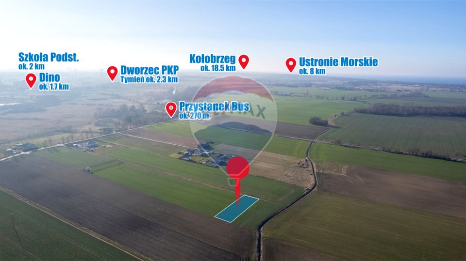 Działka budowlano-rolna Śmiechów