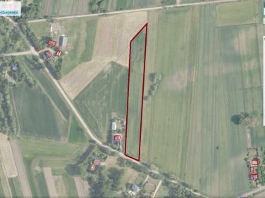 Działka rolna Budziska