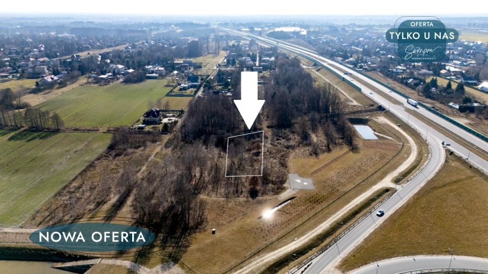 Działka usługowa Rąbień