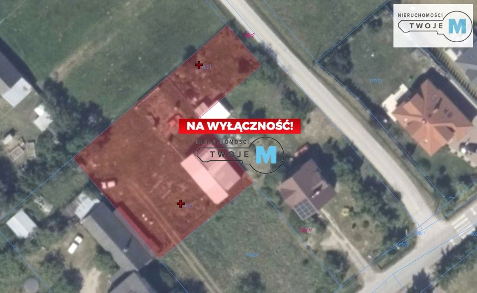Działka usługowa Kostomłoty Pierwsze