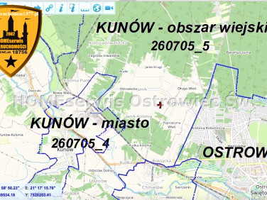Pusta działka Kunów