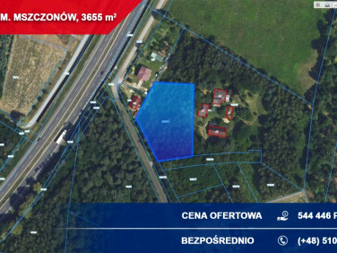 Działka usługowa Adamowice