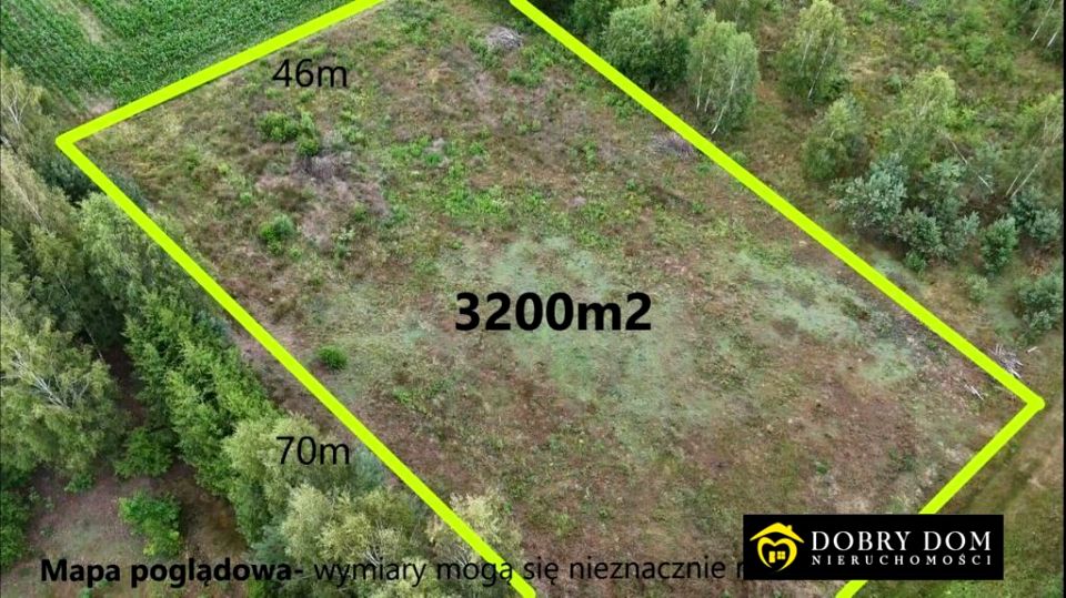 Działka budowlano-rolna Skrybicze