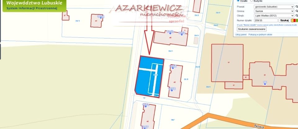 Działka budowlana Lipki Wielkie
