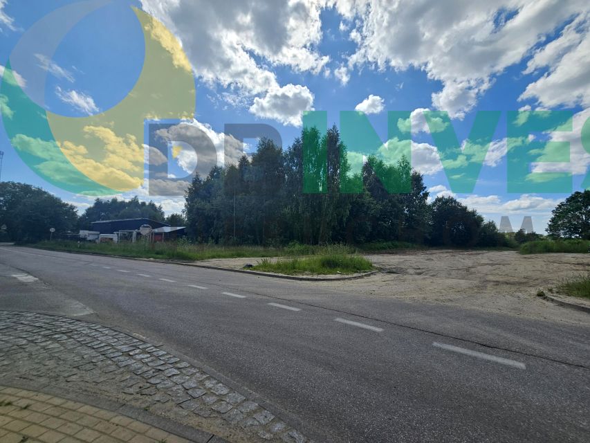 Działka usługowa Łężyce