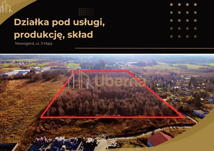 Działka usługowa NOWOGARD sprzedam