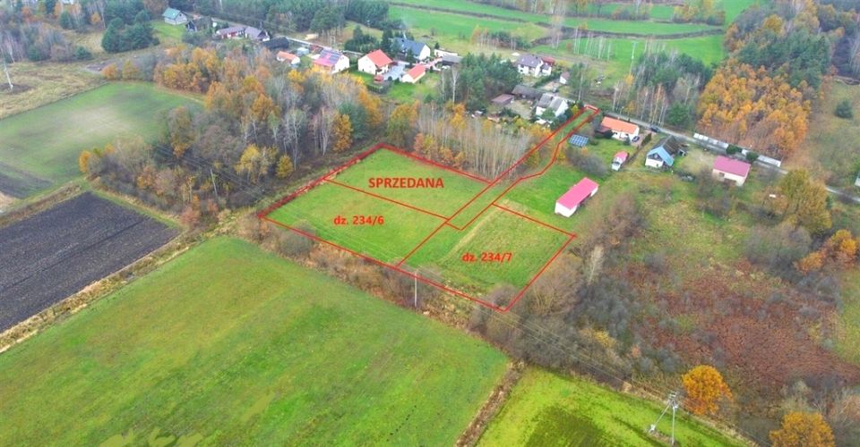 Działka budowlana Dąbrowica