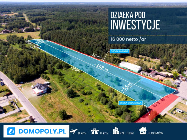 Działka inwestycyjna Głogów Małopolski