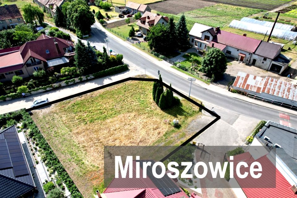 Działka budowlana Miroszowice