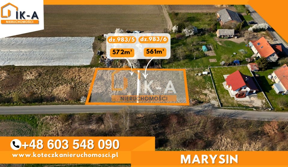 Działka budowlana Marysin