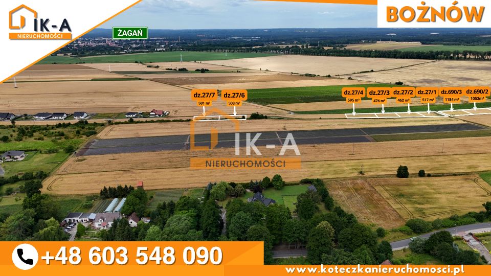 Działka budowlana Bożnów